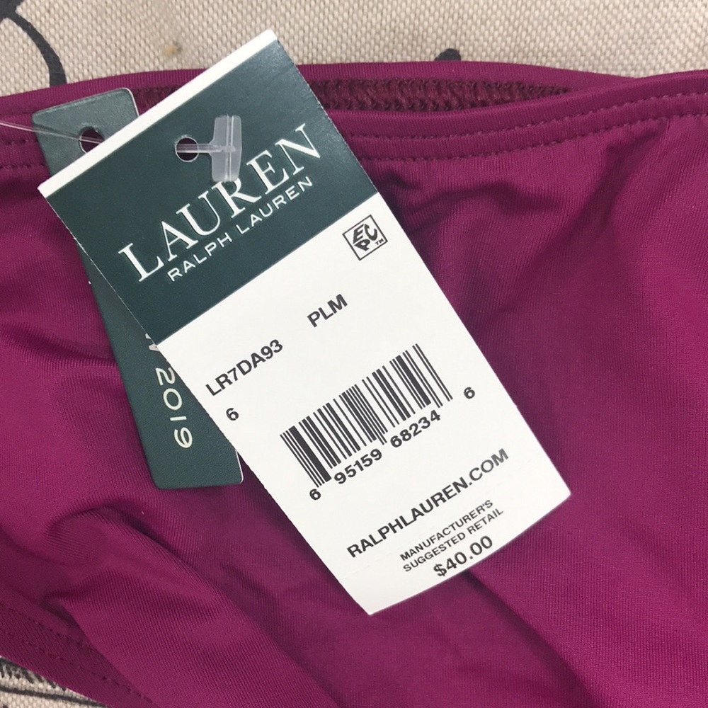 💥 Lauren Ralph Lauren Hipster Brief Swim Bikini Bottoms - Picture 7 of 9